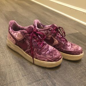 Nike Air Force 1 ⋆ Purple Velvet ⋆ Woman's 6.5